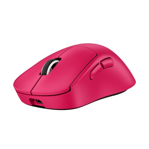 Logitech G PRO X Superlight 2 DEX Wireless Gaming Mouse, 60g pro-Grade Right-Handed Mouse with 5 programmable Buttons, USB-C Charging, 44k DPI Sensor, up to 8 kHz Polling for PC/Mac - White