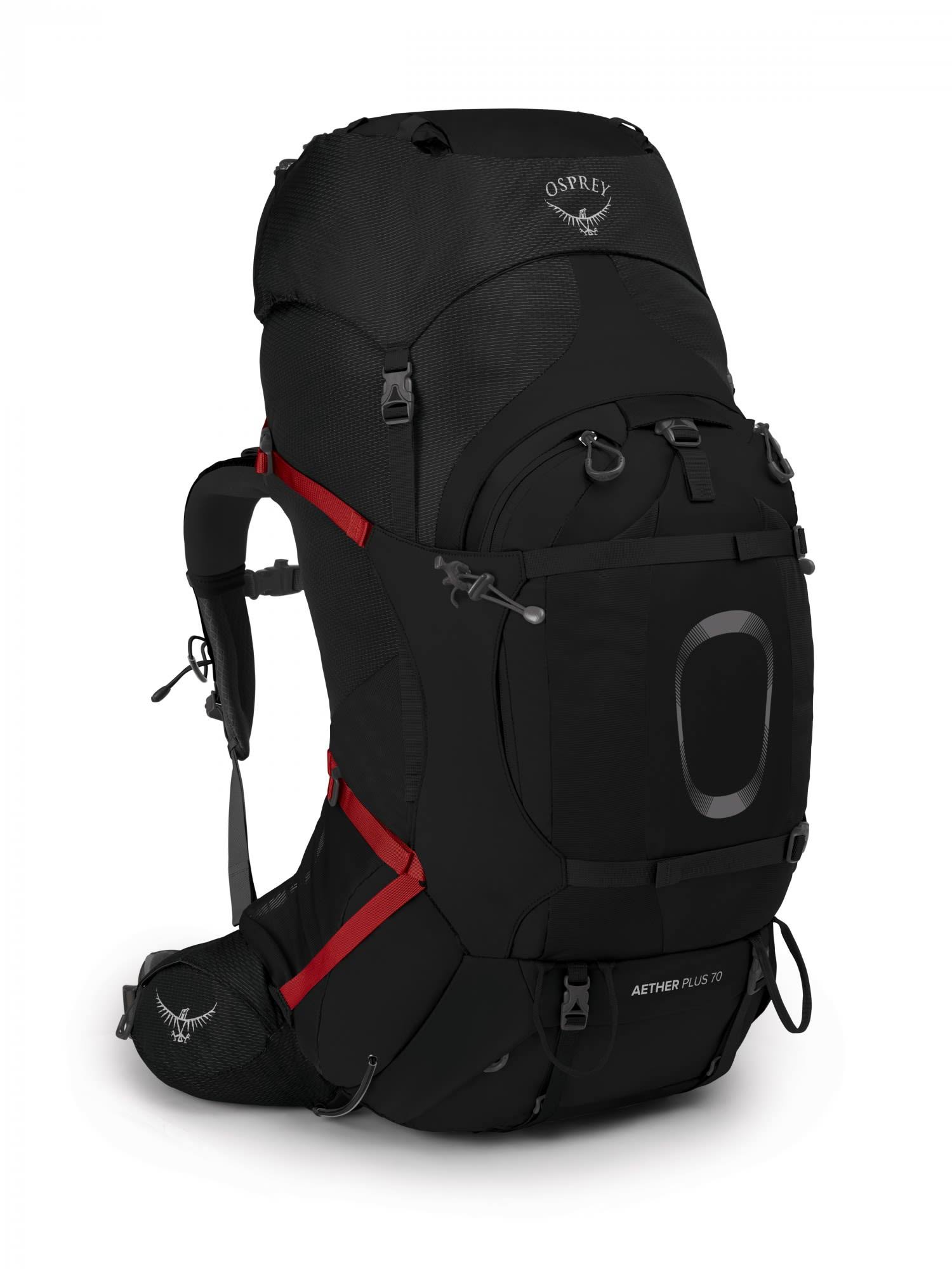 Osprey Aether Plus 70, Black / S/M