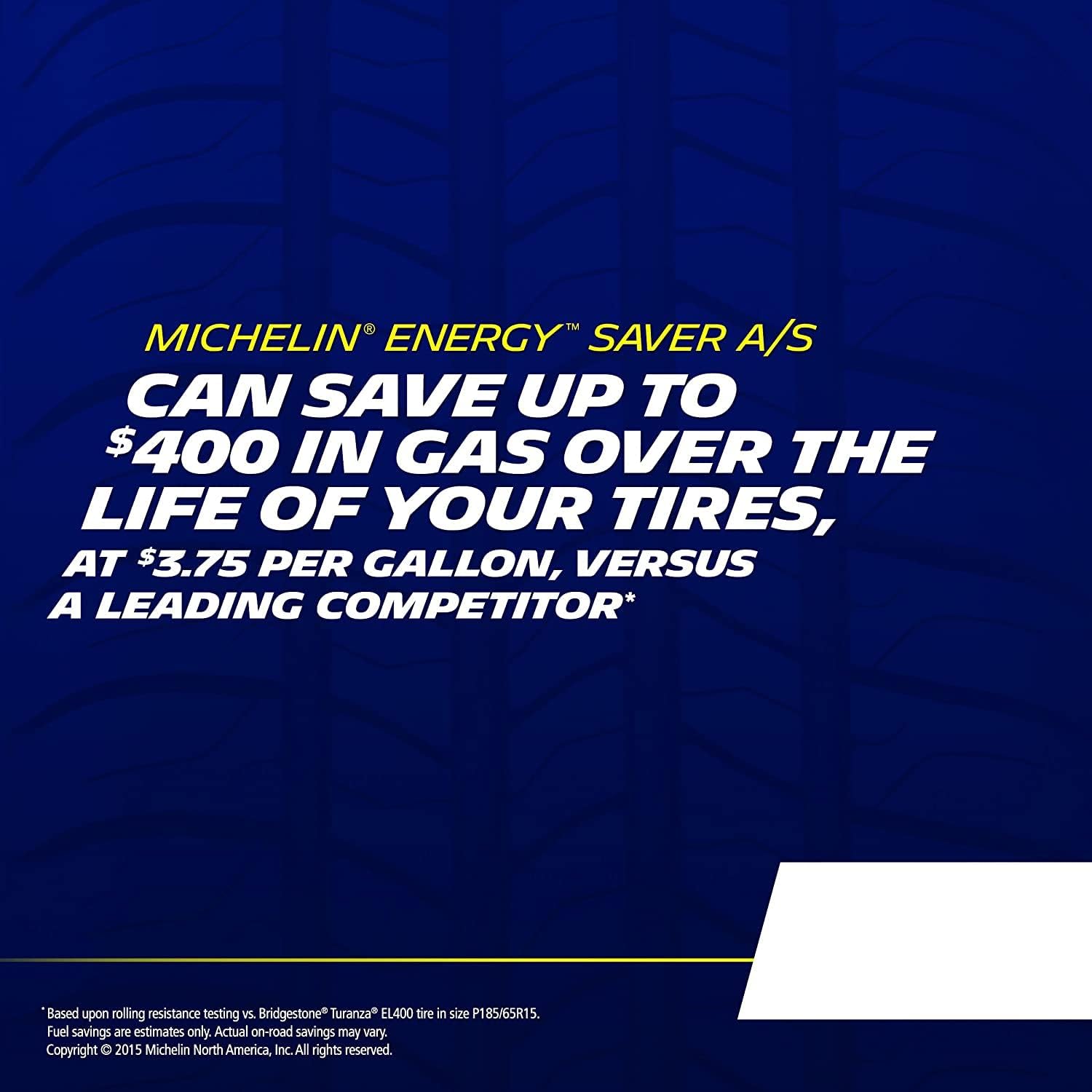 MICHELIN Energy Saver All Season Radial Car Tire for Passenger Cars and Minivans, 225/50R17 94V