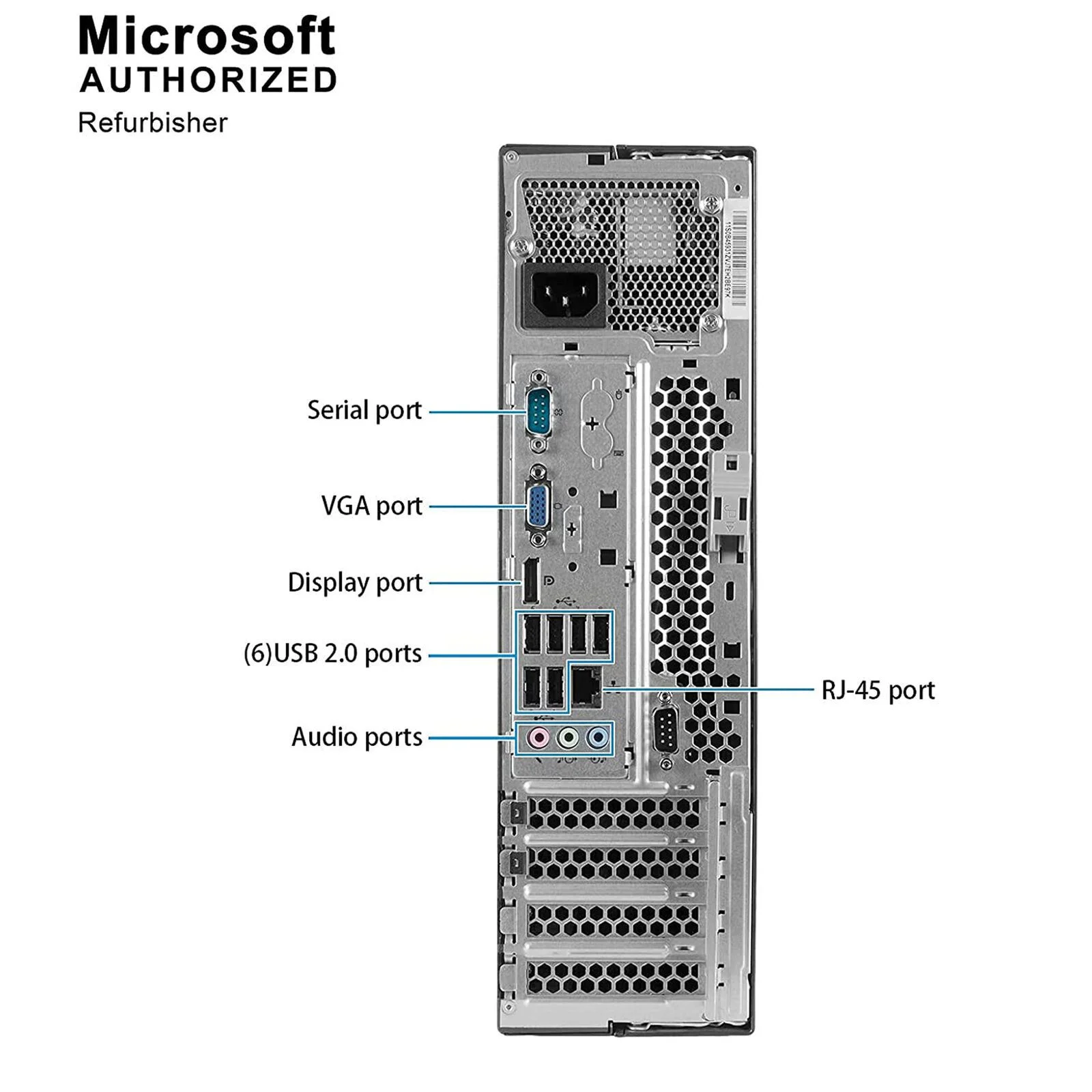 Lenovo M92P Desktop Computer PC Intel Quad-Core i5 3.2GHz Processor 4GB RAM 500GB HDD Windows 11 Pro with AMD Radeon Graphics Card (Roblox Ready)