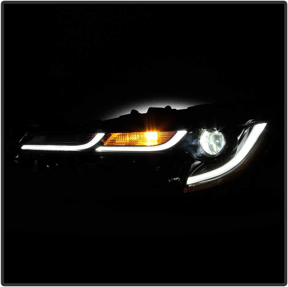 ACANII - For [L | LE US Built Model] 2020-2021 Toyota corolla Black LED Projector Headlights Headlamps Set Left+Right