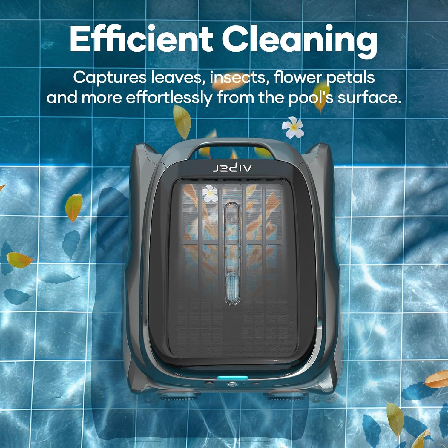 Aiper Surfer S1 Robotic Pool Skimmer with Aiper Scuba S1 Robotic Pool Cleaner