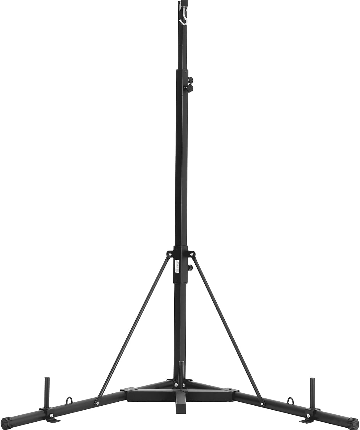 VEVOR Punching Bag Stand, Steel Heavy Duty Workout Training Equipment, Adjustable Height Boxing Punching Stand with Weighted Base, Holds Up to 400 lbs, Freestanding Sandbag Rack for Home Gym Fitness