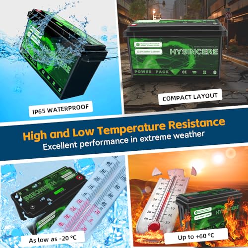 2Pack 12V 100Ah LiFePO4 Lithium Battery, 100A BMS Deep Cycle Rechargeable Lithium Battery with Up to 4000 Cycles for RV, Solar, Trolling Motor, Energy Storage (12V 100Ah PLUS 2Pack)