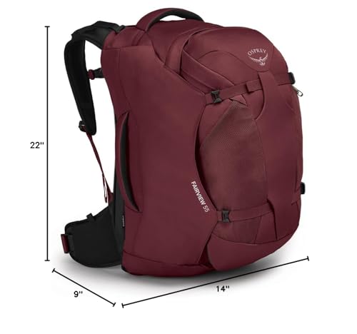Osprey Fairview 55L Women's Travel Backpack, Night Jungle Blue