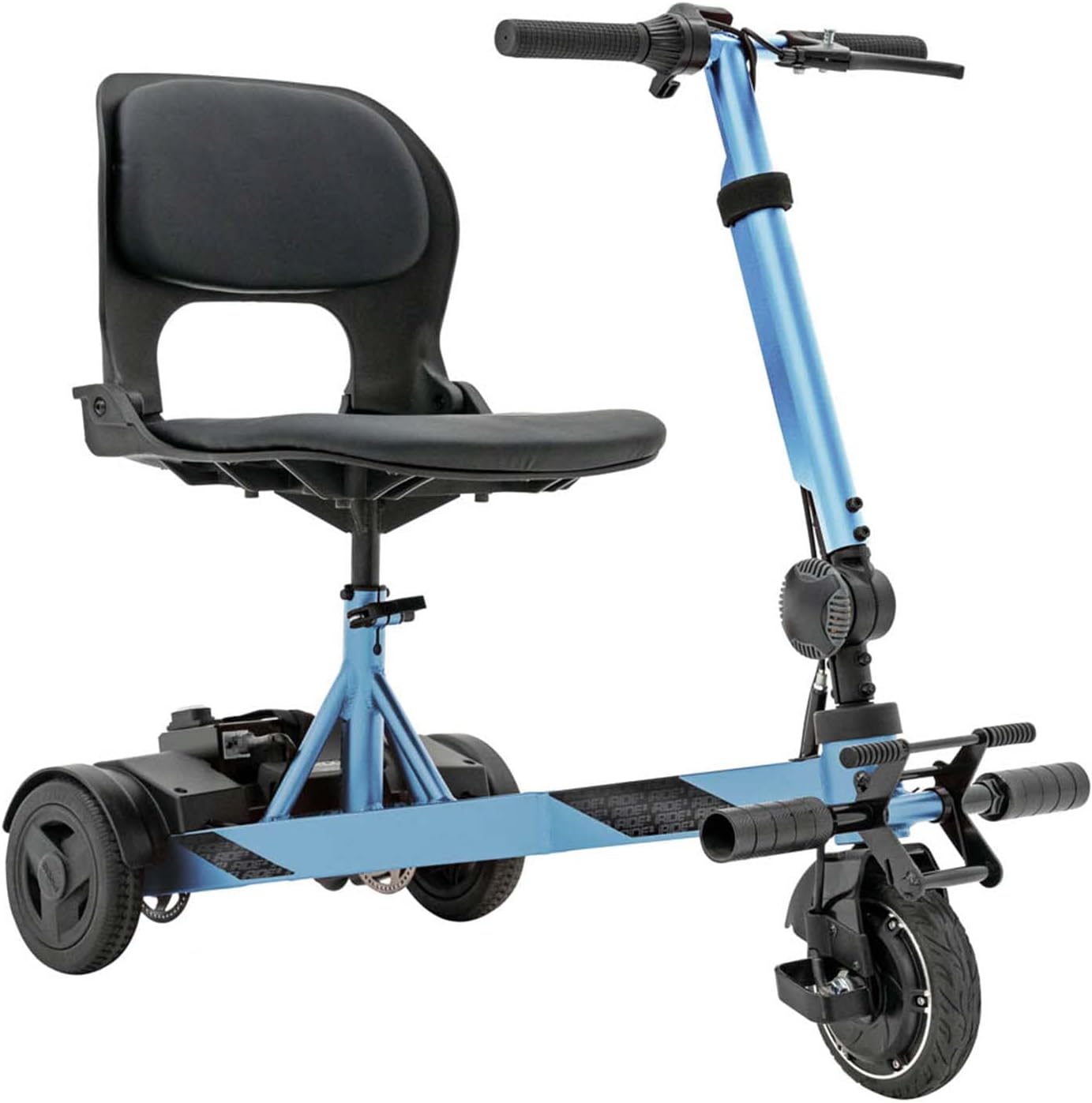 Pride Mobility iRide 2 3-Wheel S25-12AH, Indoor & Outdoor 4-Wheel Travel Electric Mobility Scooter for Adults, 250 lbs. WC, Up to 3.7 MPH, 10.3 or 12.7 Miles Per Charge