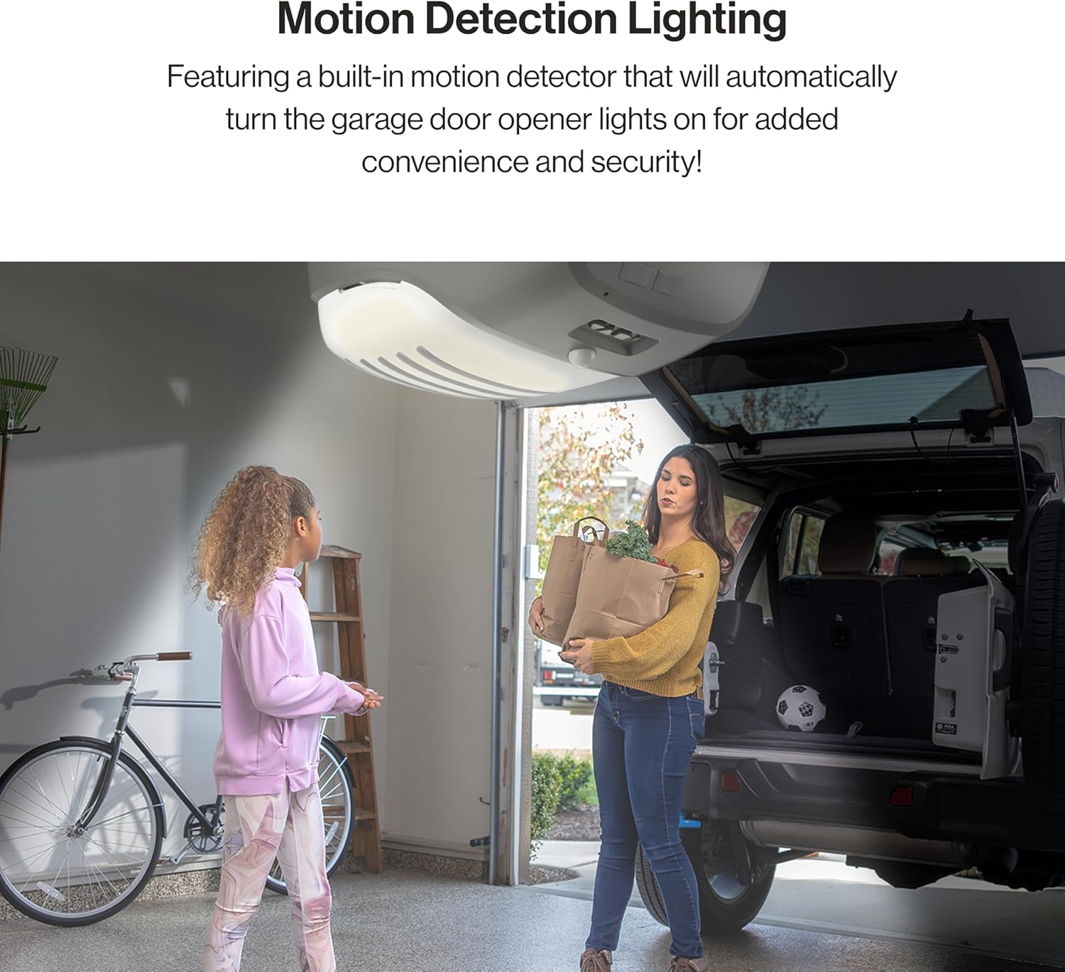 Genie SilentMax 1200 Model 4042-TKH Garage Door Opener with Motion Detection Lighting, Ultra-Quiet Steel-Reinforced Belt Drive, 140V DC Motor, 3/4 + HPc 140V Belt Drive, Gray