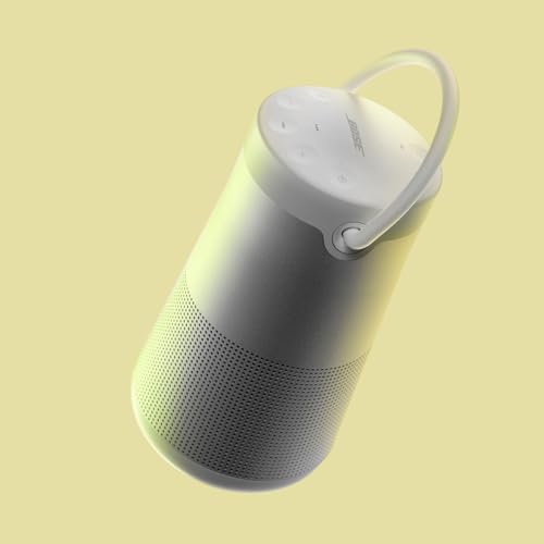 Bose SoundLink Revolve+ (Series II) Bluetooth Speaker, Portable Speaker with Microphone, Wireless and Water Resistant with 360 Degree Sound, Long Lasting Battery and Handle, Black