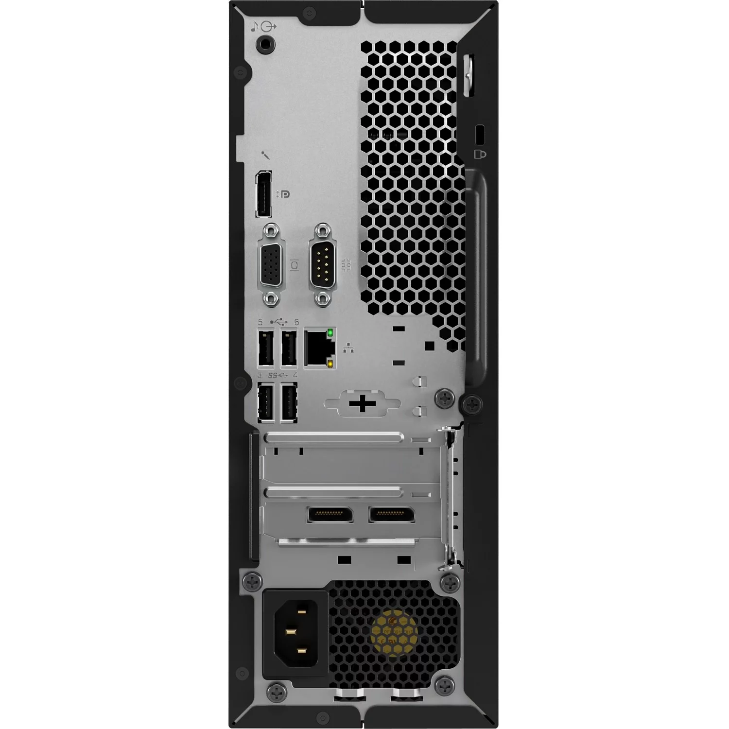Lenovo ThinkCentre M720e 11BD003EUS Desktop Computer Intel Core i5-9400 8GB 1TB HDD DVD-Writer Intel UHD Graphics 630 Windows 10 Pro Black