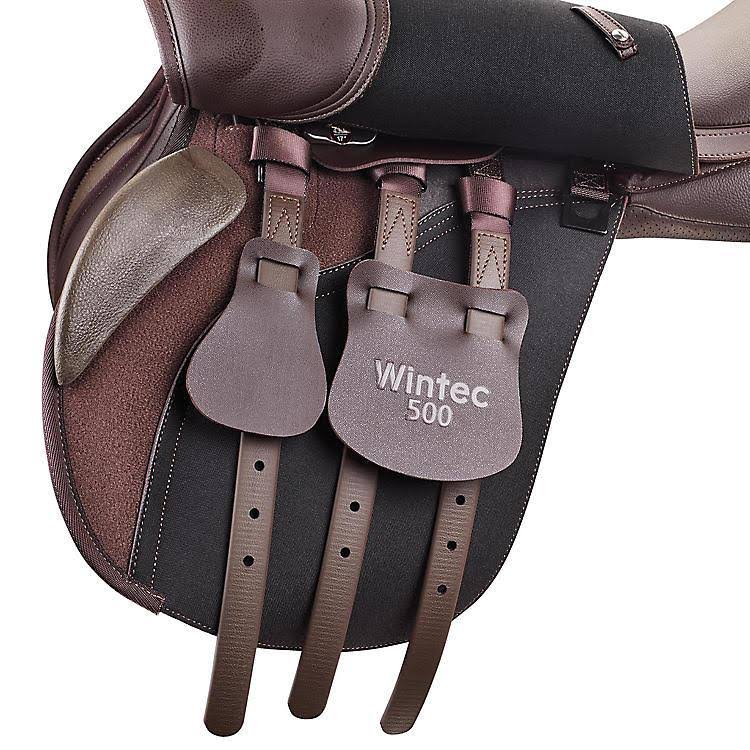 Wintec 500 Flocked All Purpose Saddle 18 Brown