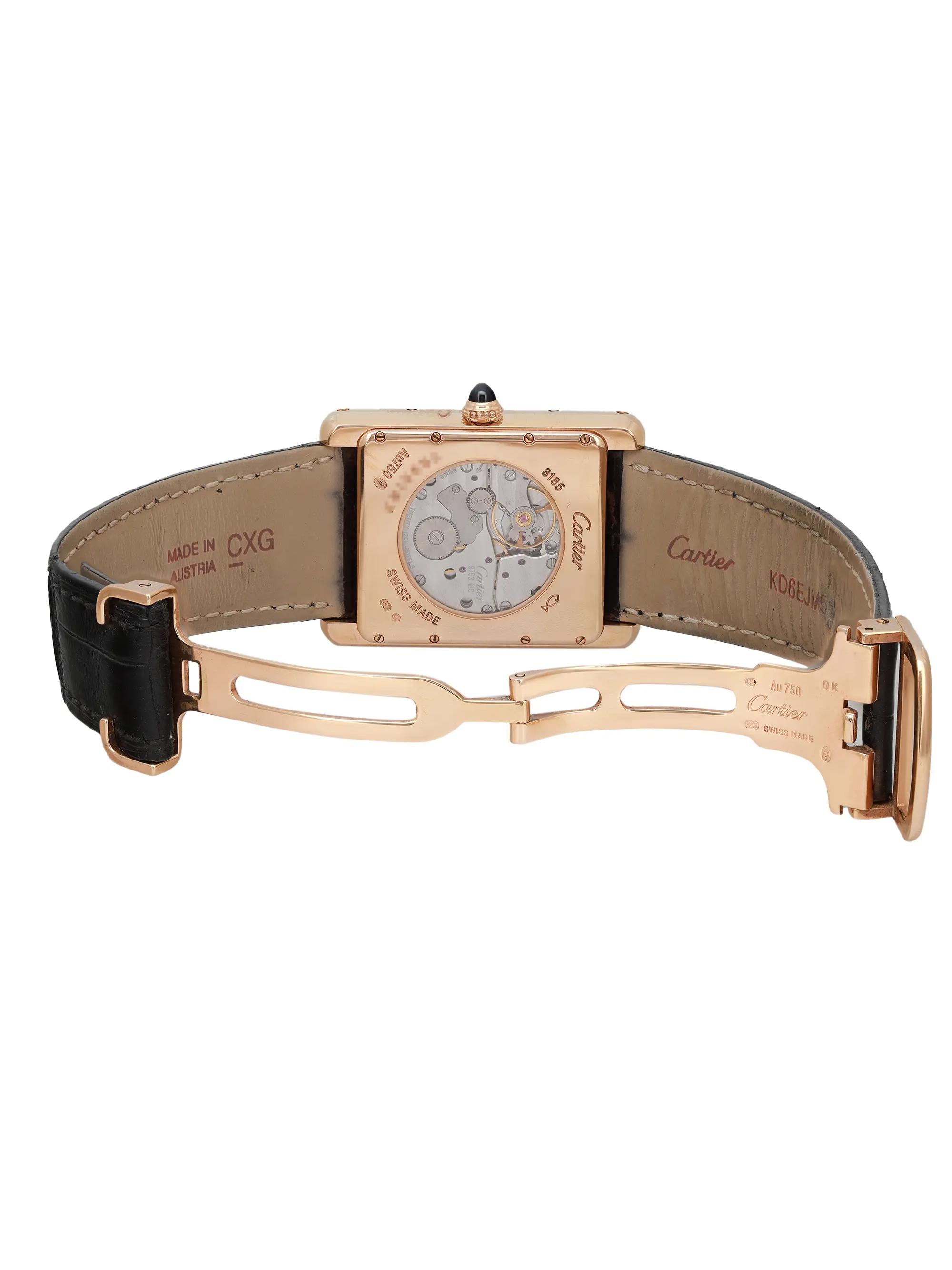 Pre-owned Cartier Tank Louis XL 18K Gold Hand Wind Mens Watch W1560002 (Good)