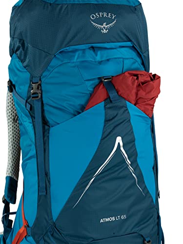 Osprey Atmos AG LT 65L Men's Backpacking Backpack, Black, L/XL