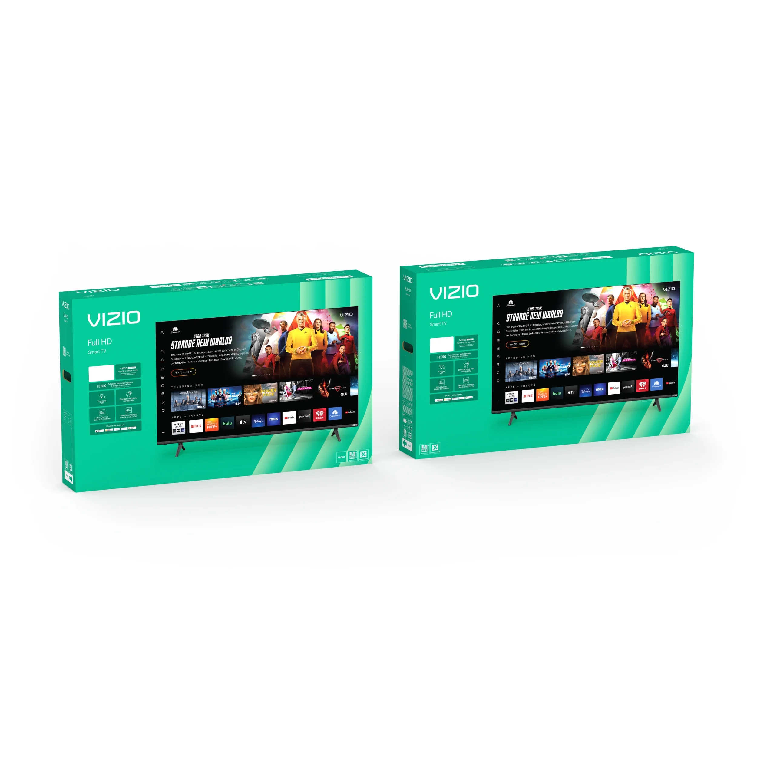 VIZIO 40” Class Full HD 1080p LED Smart TV (New) VFD40M-08