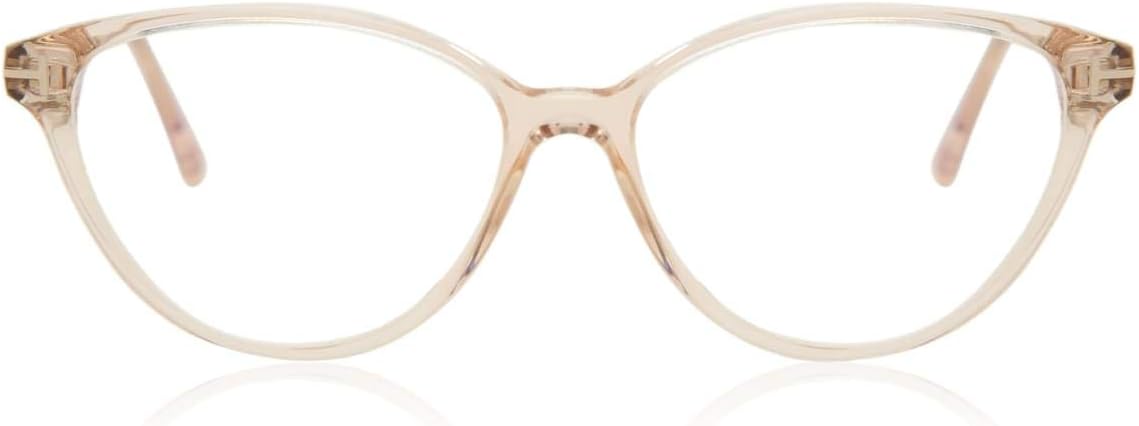 Tom Ford FT5545-B Peach/Clear Lens Eyeglasses