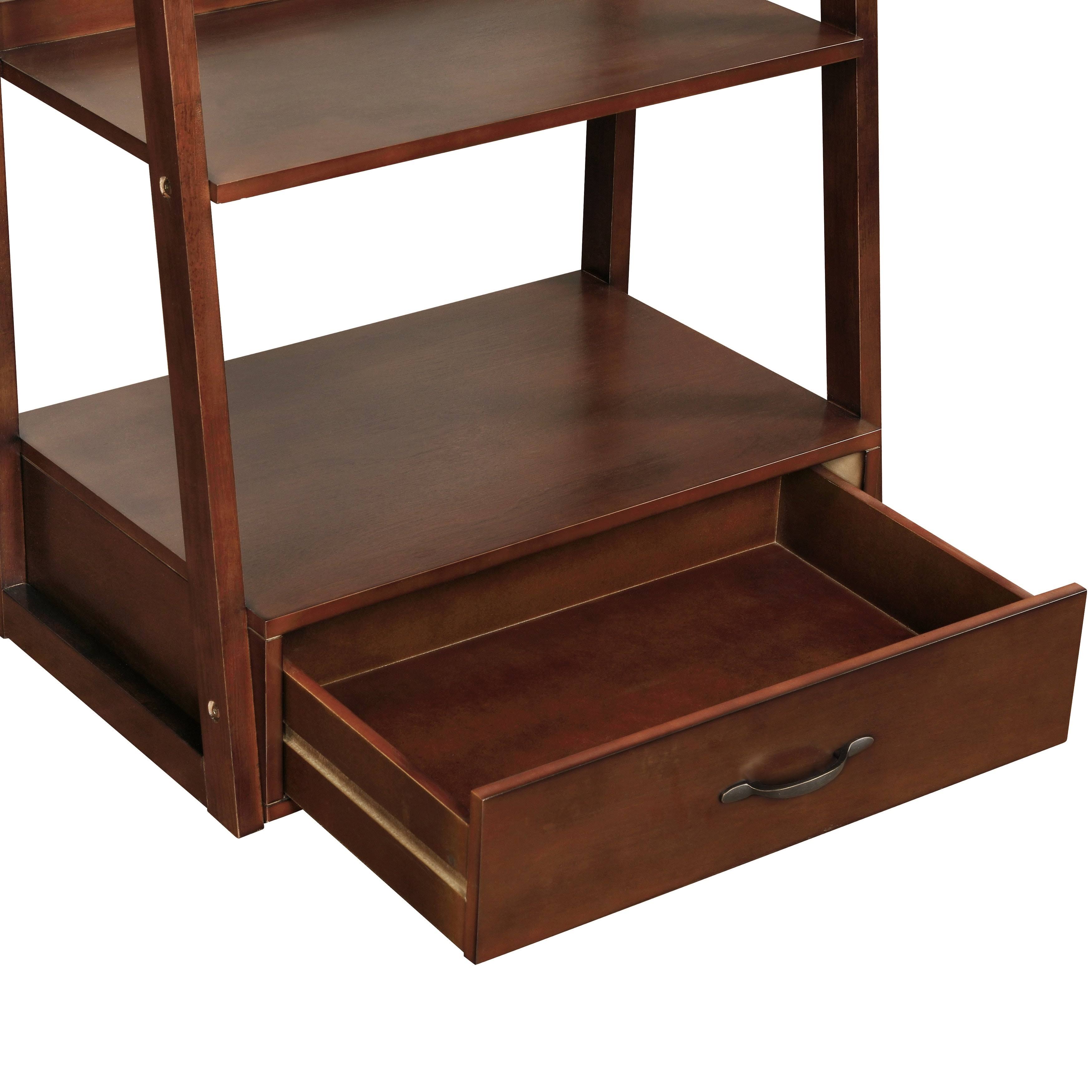Copper Grove Stryi Contemporary 5-Tier Ladder Bookshelf - Cherry