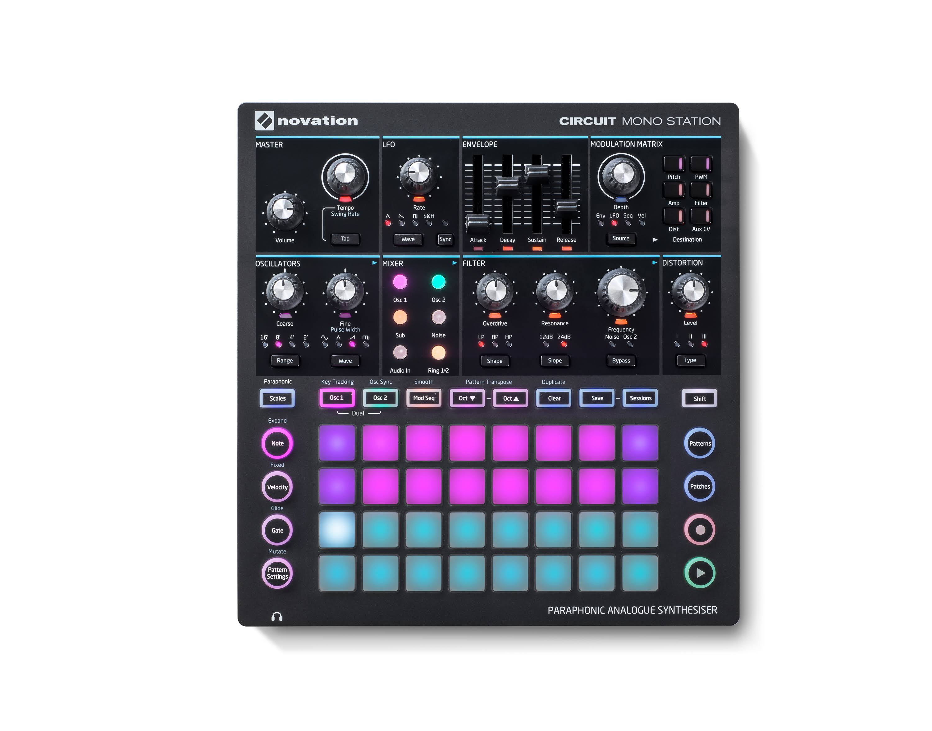 Novation Circuit Mono Station - Paraphonic Analog Synthesizer