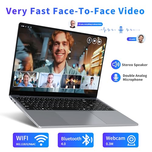 16 Inch Laptop Computer, Gaming Laptop, 16GB RAM 512GB SSD, N95 Processor, FHD 1920 * 1200, 180 Angle Open, Backlit Keyboard, Windows 11 Pro, Fingerprint Unlock, BT 4.2, WiFi 5