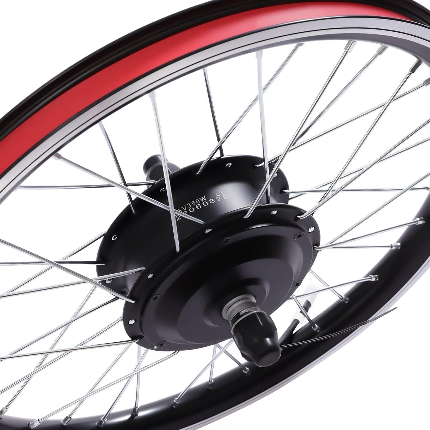 Electric Bike Conversion Kit 36V 350W Front Wheel Powerful Hub Motor E-Bike Conversion Kit with LCD Display Controller Ebike Kit