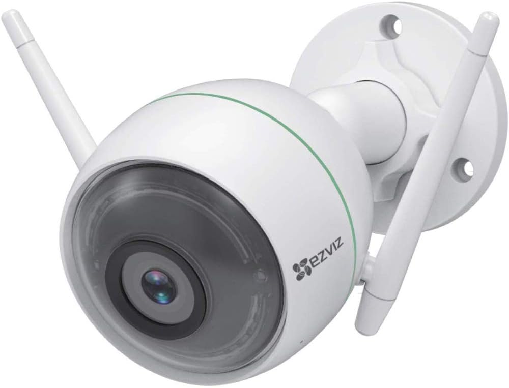 EZVIZ Security Camera Outdoor 1080P WiFi, 100ft Night Vision, Weatherproof, Smart Motion Detection Zone, 2.4GHz WiFi Only(C3WN, 3 Packs)