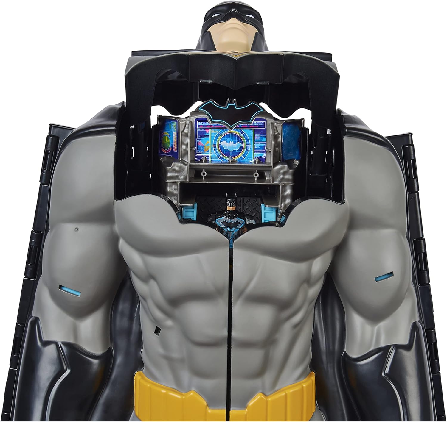 DC Comics Batman, Bat-Tech Batcave, Giant Transforming Playset with Exclusive 4&rdquo; Batman Figure and Accessories, Kids Toys for Boys Aged 4 and Up