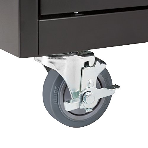 Learniture Structure Series 30-Device Mobile Charging Station for Laptops and Tablets, Lockable Charging Cart with Wheels for 30 Tablets/Chromebooks, Black