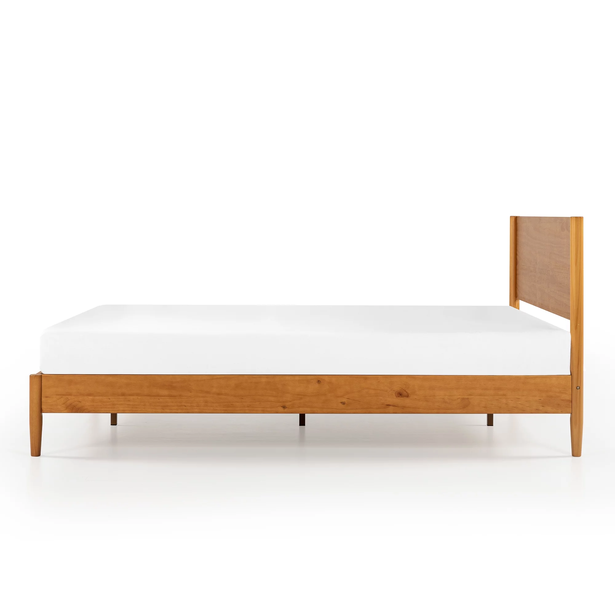 Zinus Allen 35" Mid Century Wood Platform Bed Frame, Full