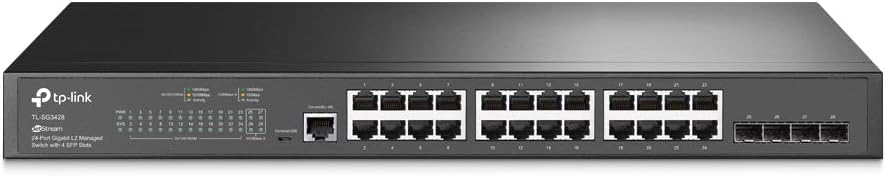TP-Link TL-SG2218 | 16 Port Gigabit Smart Managed Switch, 2 SFP Slots | Omada SDN Integrated | IPv6 | Static Routing | L2/L3/L4 QoS, IGMP & LAG | Limited Lifetime Protection