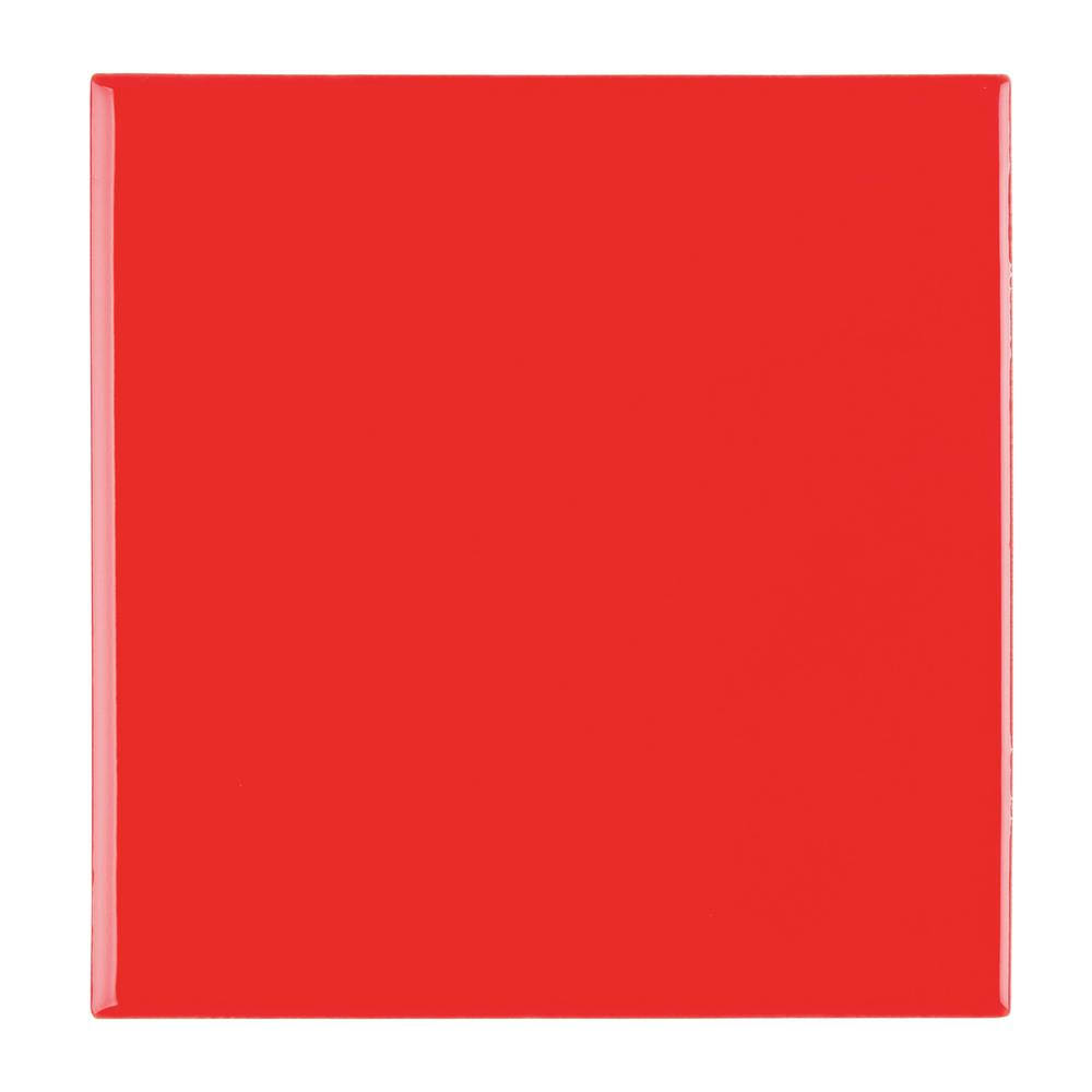 Daltile Restore Red 6 in. x 6 in. Glazed Ceramic Wall Tile (12.5 Sq. ft / CASE)