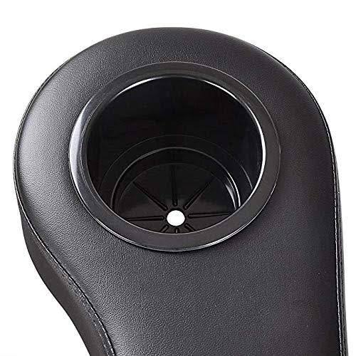 10L0L Golf Cart Rear Seat Kit Arm Rests with Cup Holder, Rear Seat Kit Universal EZGO, Club Car, Yamaha, More (Black)