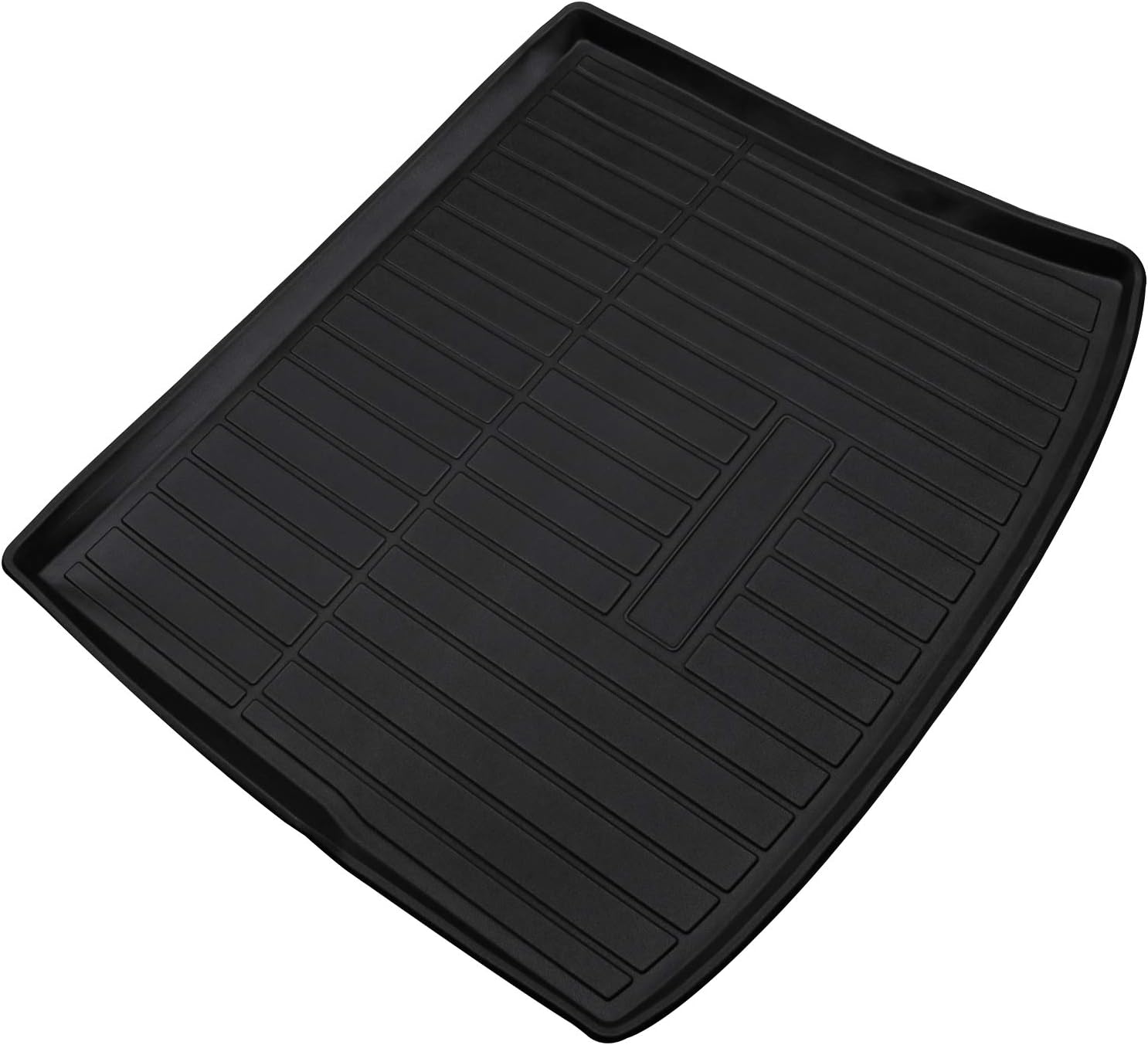 CUMART Rear Cargo Mat Liner Trunk Tray Floor Waterproof Protector Protection Compatible with Jeep Cherokee 2014 2015 2016 2017 2018 2019 2020