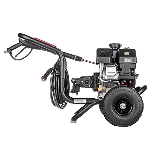 Simpson Cleaning 3400 PSI Gas Pressure Washer, 2.5 GPM Power Washer for Residential Use, CRX Engine, 25-Foot MorFlex Hose, Clean Machine, 49-State (CM61083)