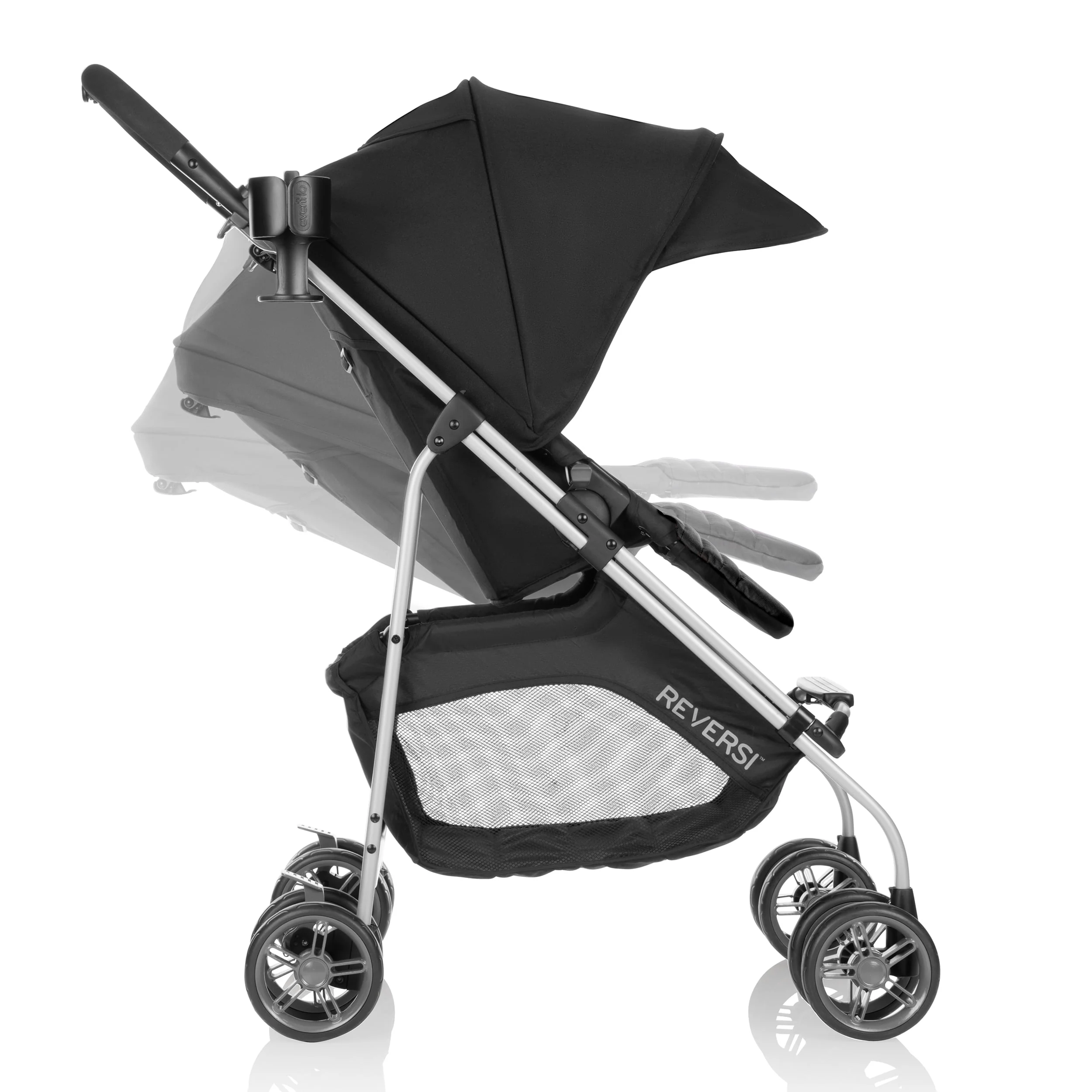 Evenflo Reversi Lightweight Reversible Stroller (Altair Black), Unisex