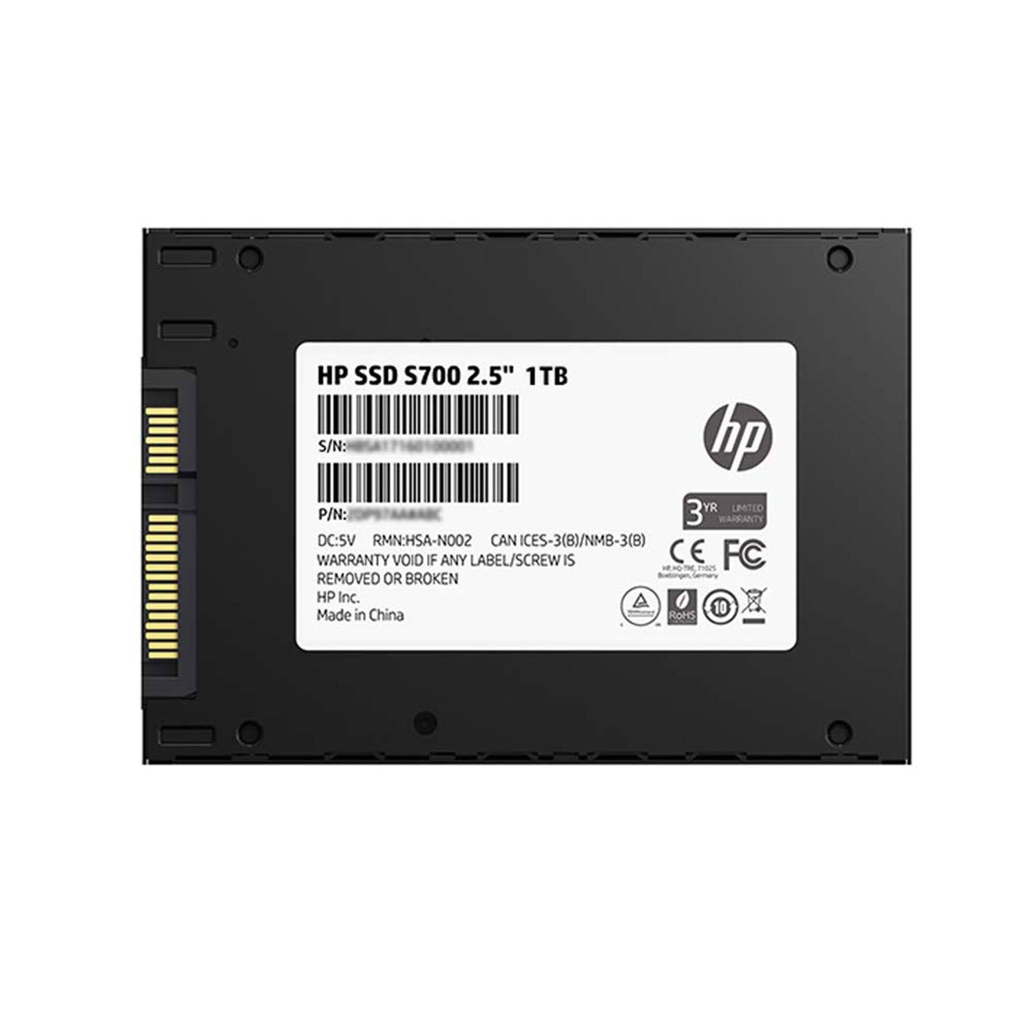 HP S700 2.5x22 1TB SATA III 3D TLC Internal SSD Solid State Drive