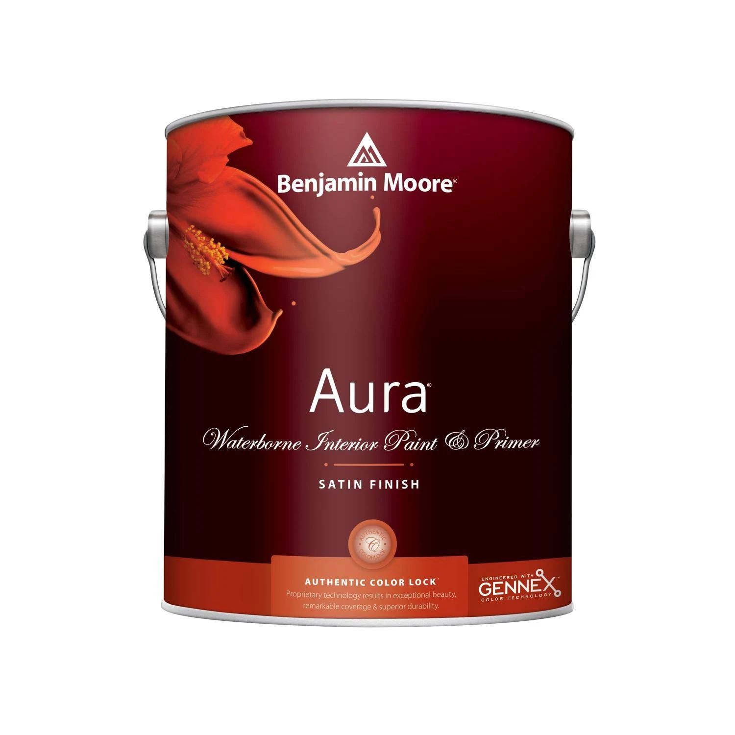 Benjamin Moore Aura Satin Base 2 Paint Interior 1 gal.