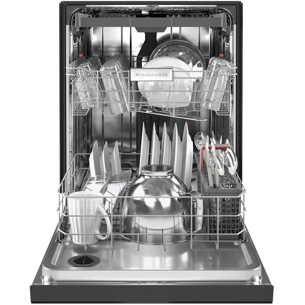 KitchenAid KDFE204KBL 39 dBA Black Dishwasher with Third Level Utensil Rack