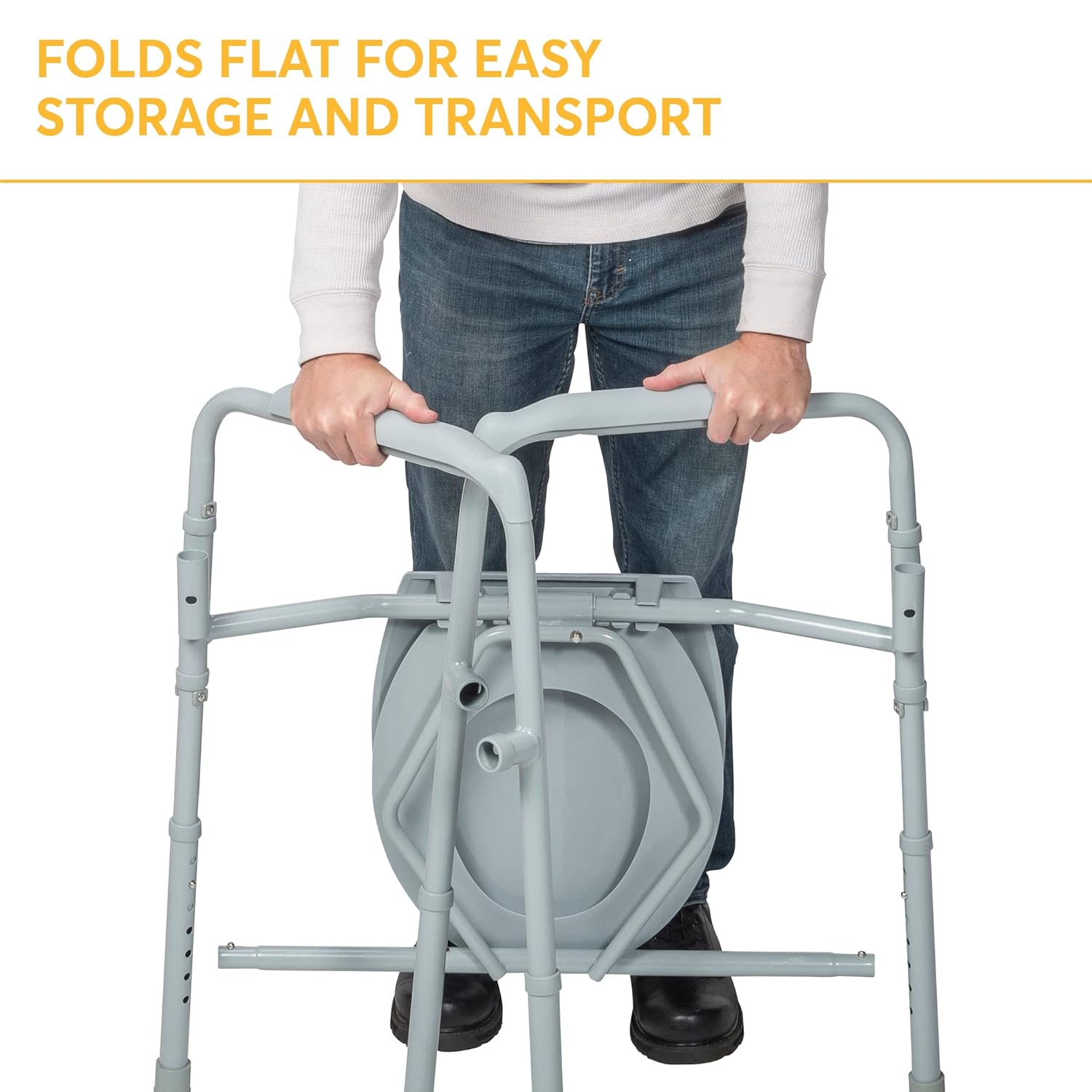 Drive 11117N-1 Medical Medical Bariatric Folding Commode