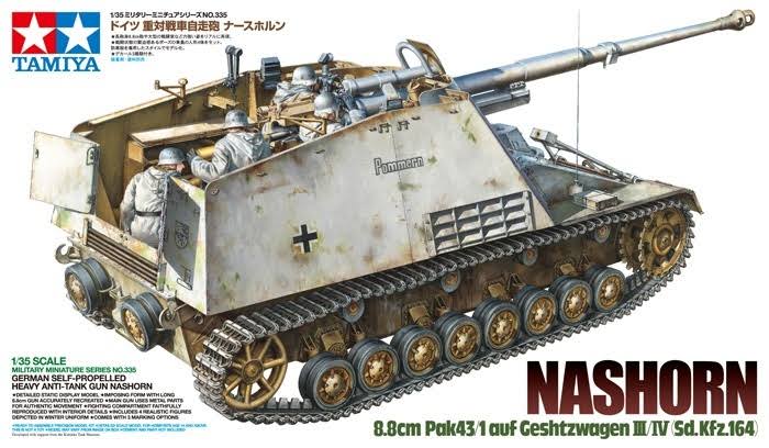 Tamiya 1/35 German Nashorn Heavy Tank Destroyer