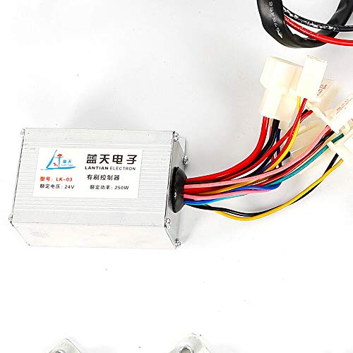 TBVECHI 24V 350W Electric Bicycle Motor Kit, E-Bike Electric Bike Left Side Drive Motor Kit Mountain Bike Conversion Set for Most of Bicycle Wheel Hub Diameter Less Than 36mm