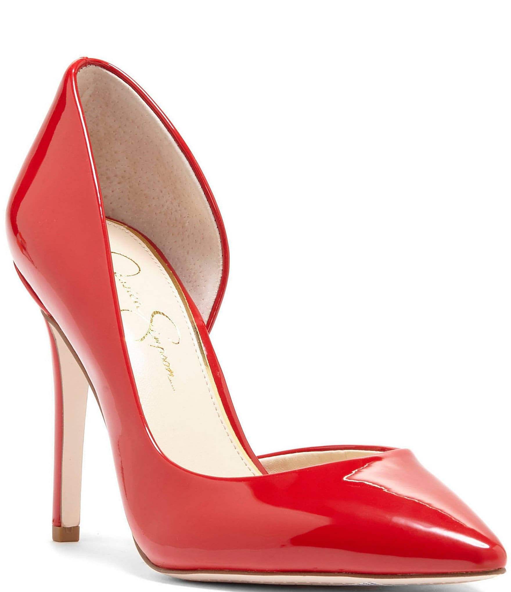 Jessica Simpson Prizma Patent D&Orsay Pumps - 10M