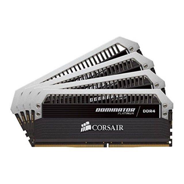 Corsair Dominator Platinum Series 64GB (4 x 16GB) DDR4 DRAM 3200MHz C16 Memory Kit