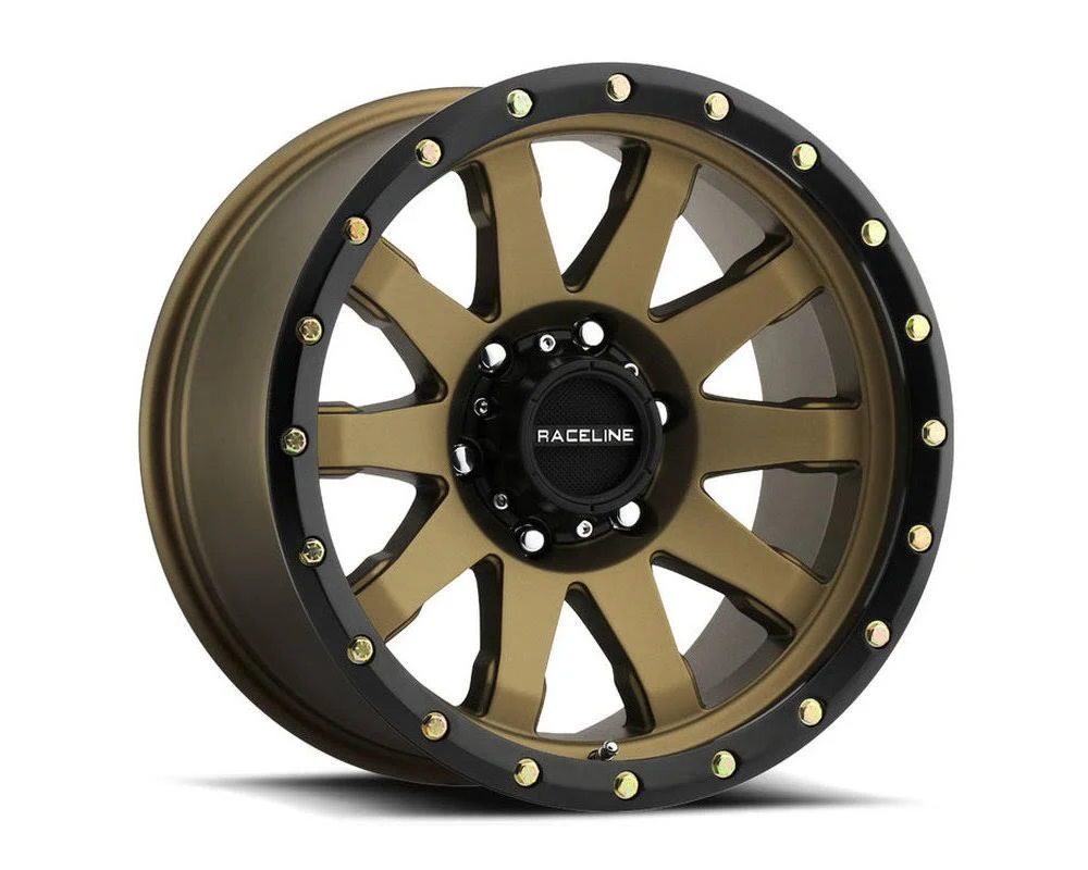 Raceline 934BZ Clutch Bronze w/ Black Simulated Beadlock Wheel 17x9 8x170 -12mm