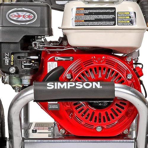 Simpson Cleaning 4200 PSI Gas Pressure Washer, 4.0 GPM Power Washer for Commercial Use, Honda GX390 Engine, 50-Foot Steel-Braided Hose, Aluminum Series, 49-State (ALH4240)