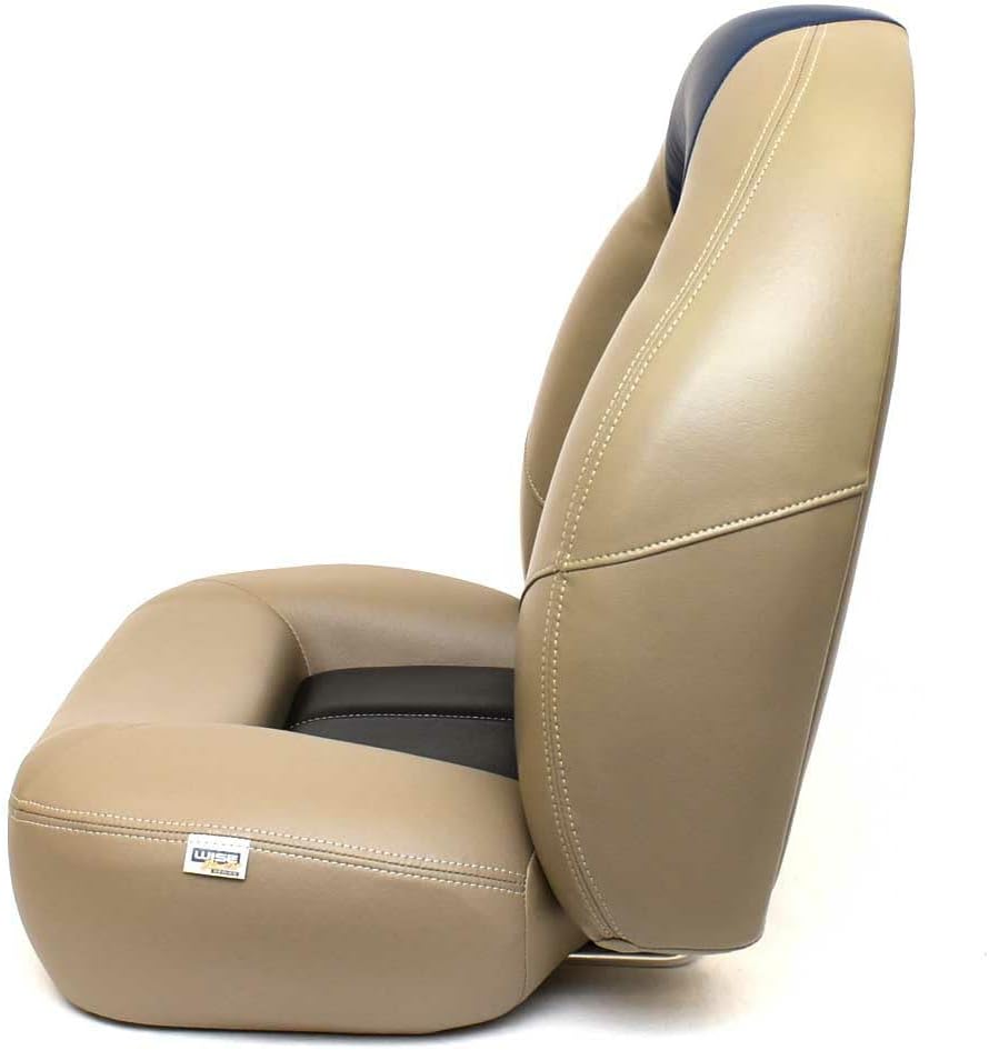 Wise Boat Compact Bucket Seat 8WD1451-856 | Blast-Off Taupe Blue Black