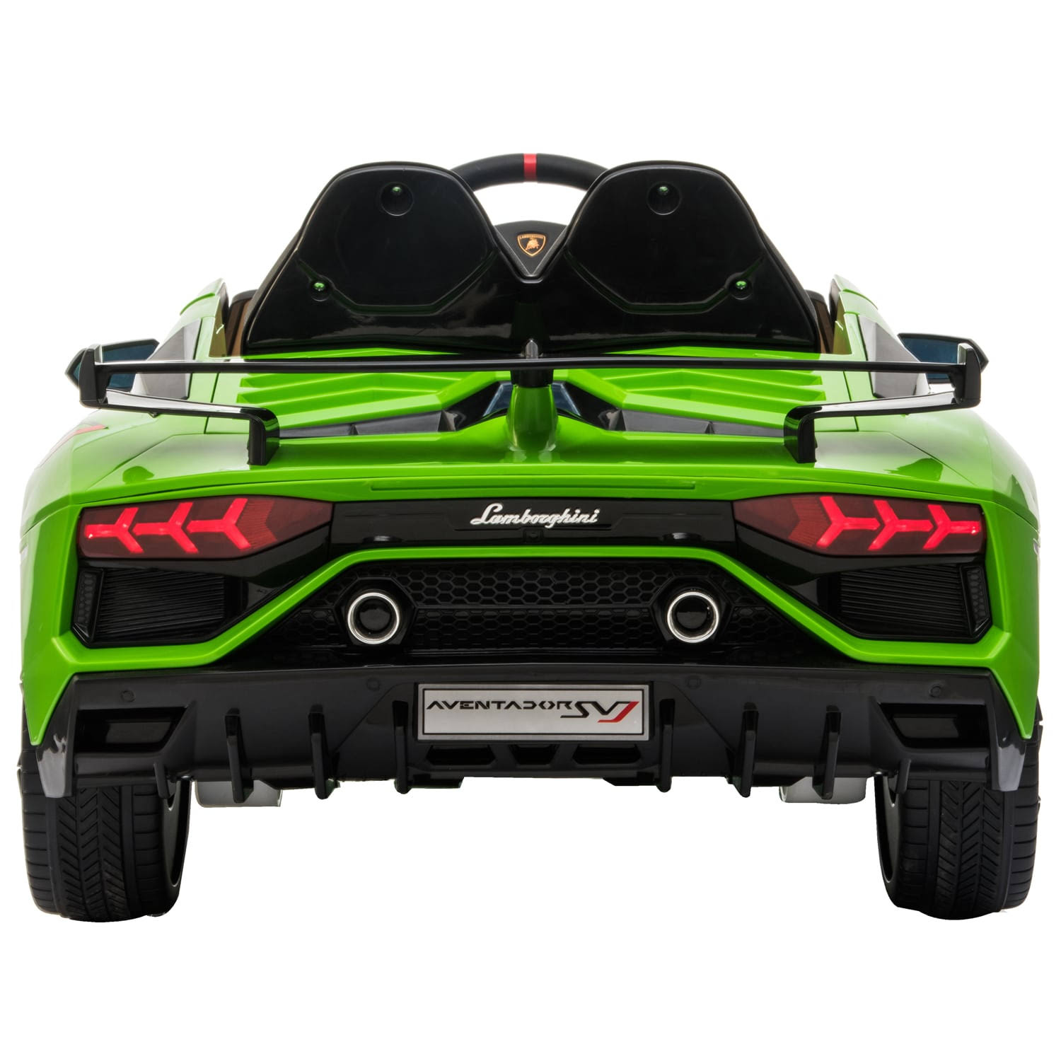 12V Kids Ride on Car Lamborghini Aventador SVJ Green