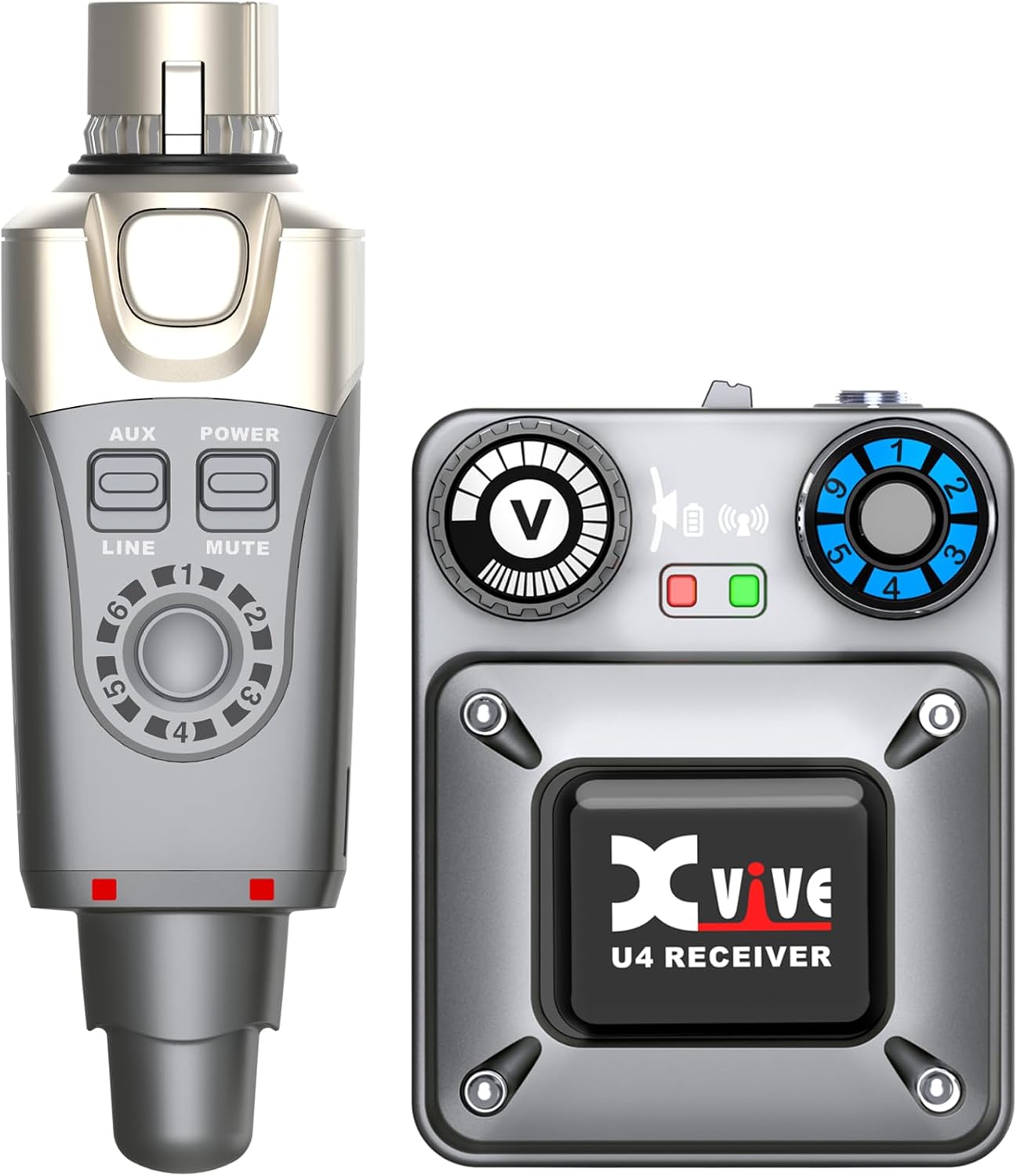 Xvive U4 Wireless in-Ear Monitoring System and Case Bundle