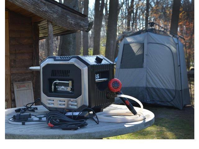Mr. Heater BOSS-XCW20 Basecamp Battery Operated Shower System, Black