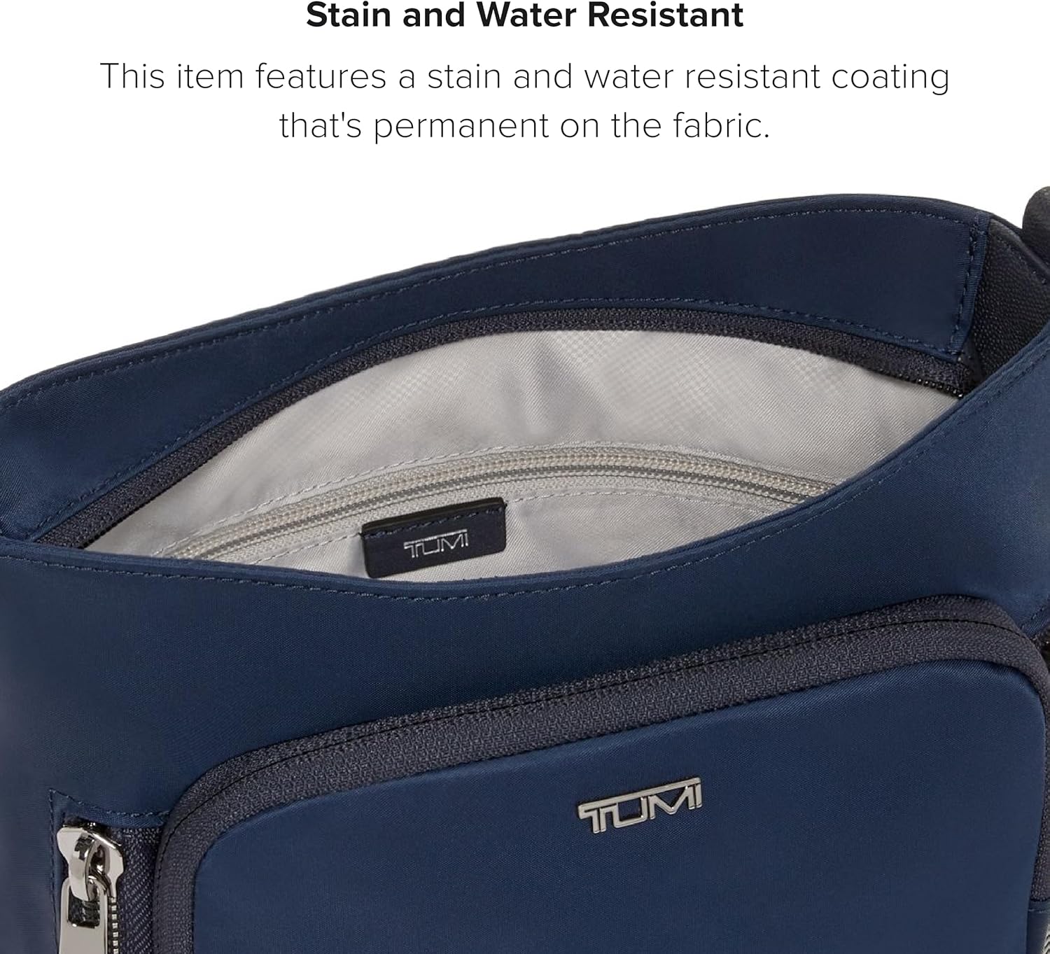 TUMI - Voyageur Tyler Crossbody - Nylon Crossbody Bag - Business, Travel Bag - Stain, Water-Resistant - Stylish Purse - Indigo