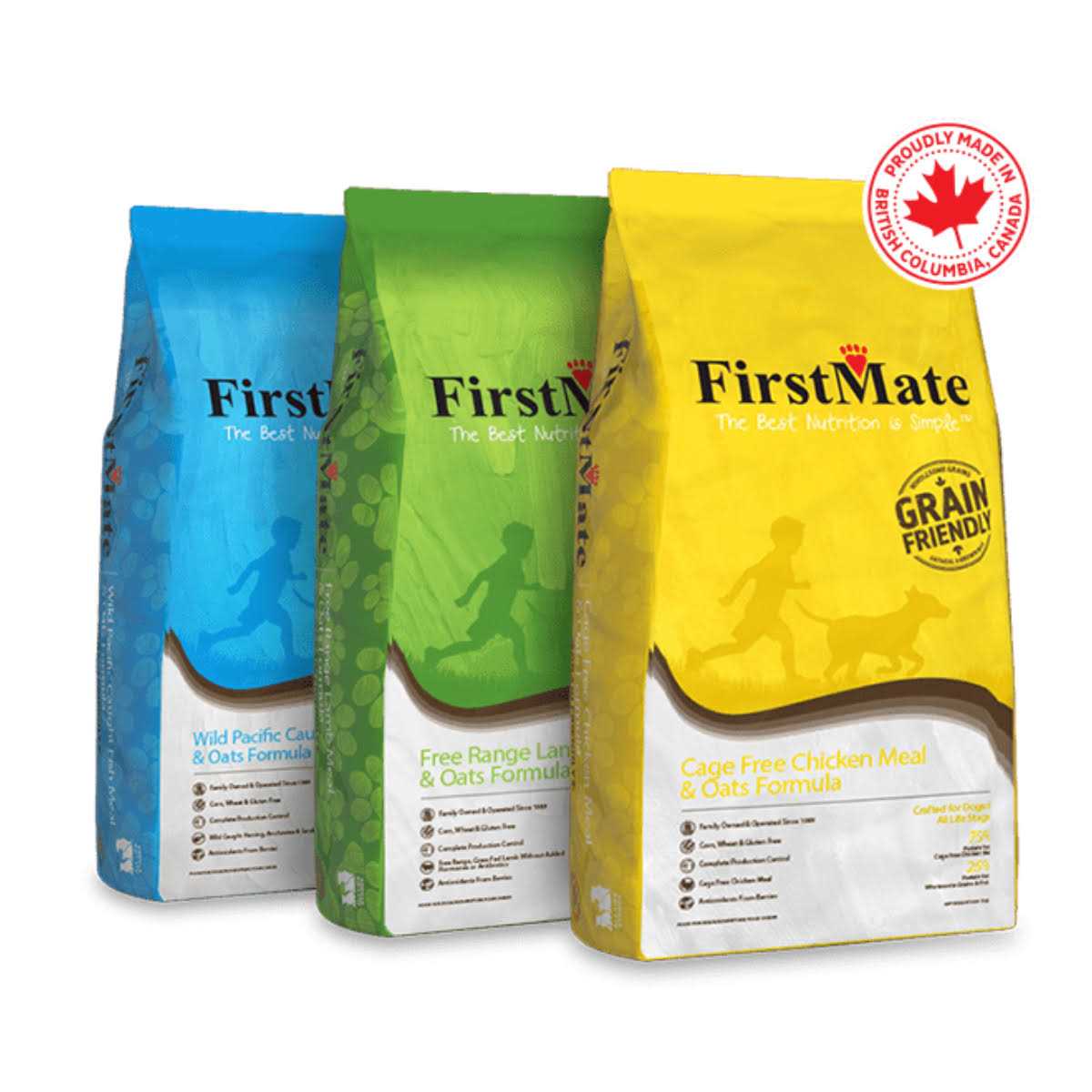 FirstMate Grain Friendly Cage Free Duck &amp; Oats Dry Dog Food - Pet Supplies online store