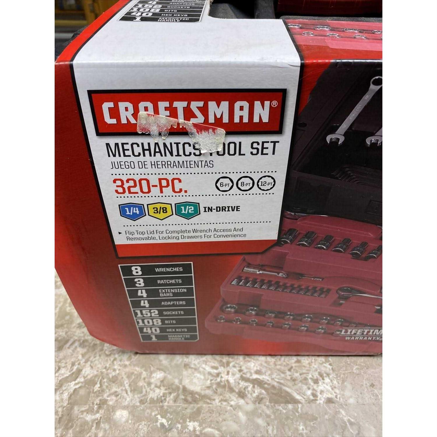 Craftsman 320-Piece Mechanics Tool Set