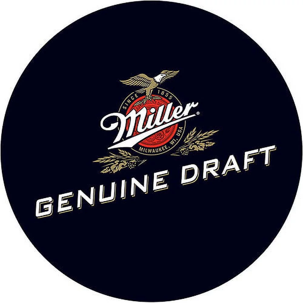Trademark Poker MGD9900 Ultimate Miller Genuine Draft Pub Table and Stools with Back